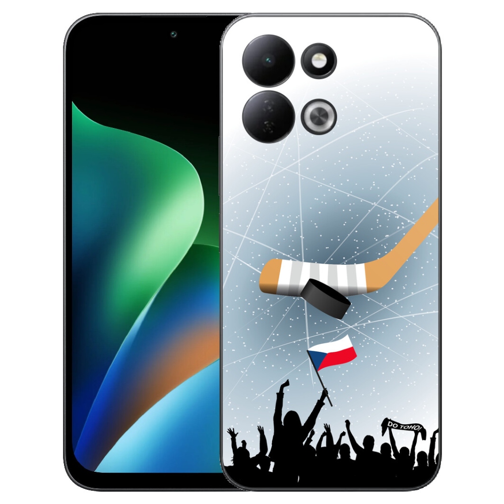 Gélový kryt mmCase na Xiaomi Redmi 17 4G/5G - fanúšikovia hokeja