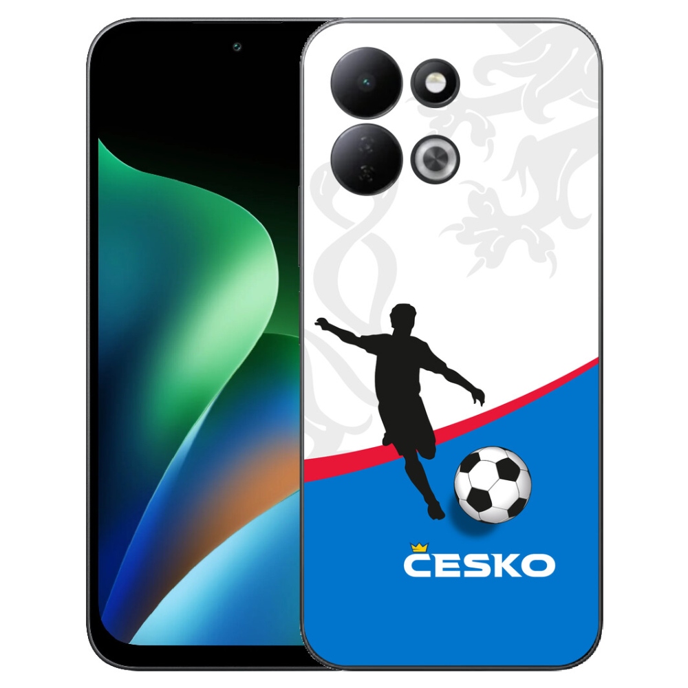 Gélový kryt mmCase na Xiaomi Redmi 17 4G/5G - futbal Česko 1