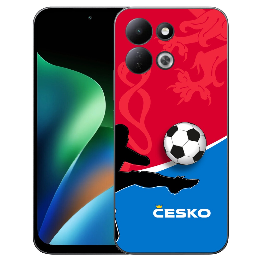 Gélový kryt mmCase na Xiaomi Redmi 17 4G/5G - futbal Česko 2