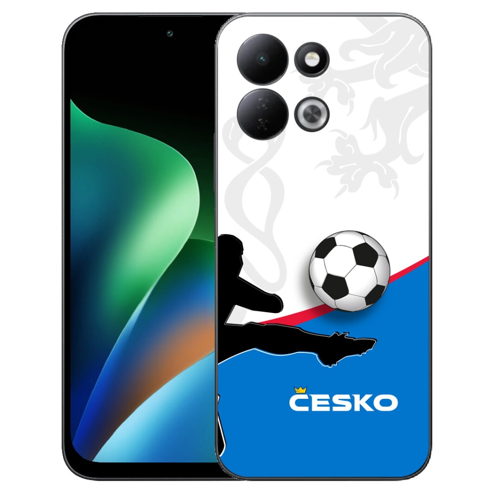 Gélový kryt mmCase na Xiaomi Redmi 17 4G/5G - futbal Česko 3