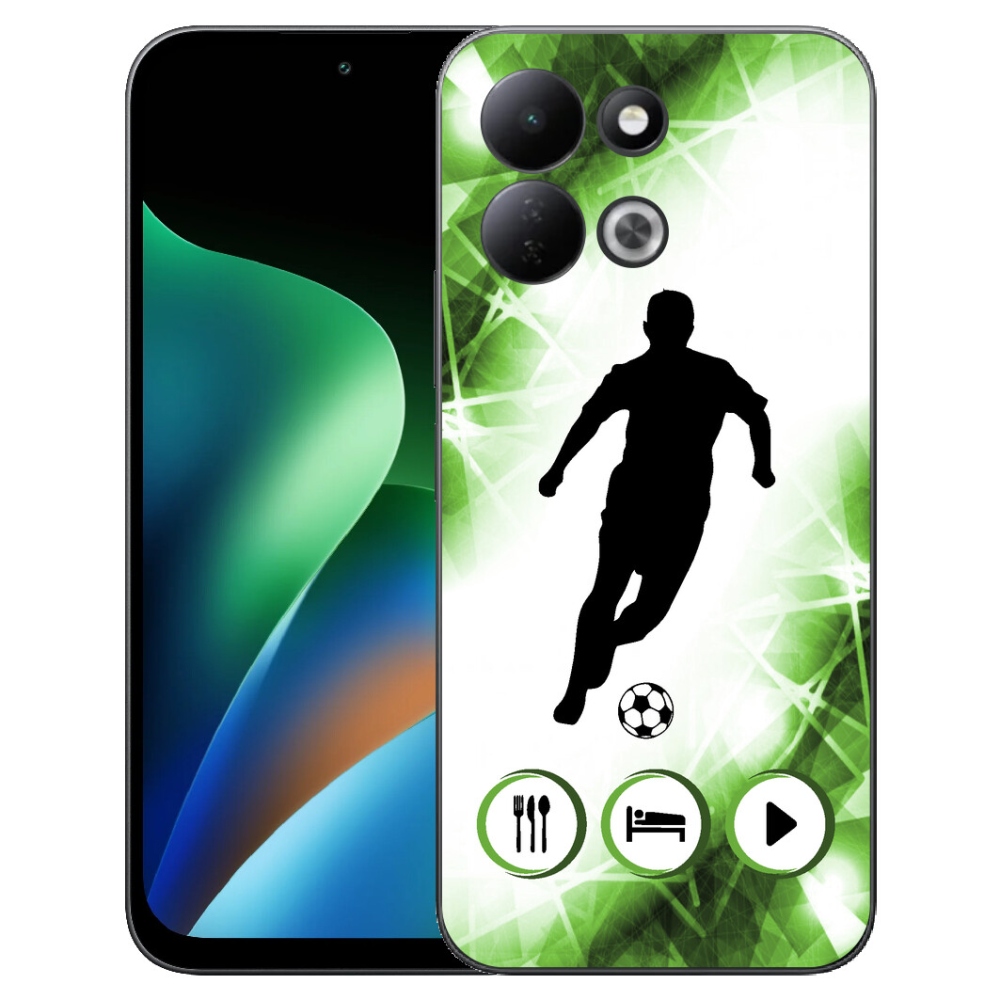 Gélový kryt mmCase na Xiaomi Redmi 17 4G/5G - futbalista