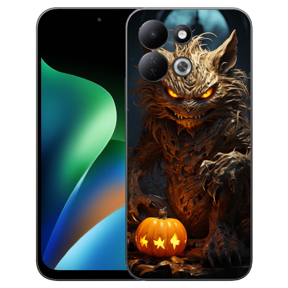 Gélový kryt mmCase na Xiaomi Redmi 17 4G/5G - halloweenska príšera