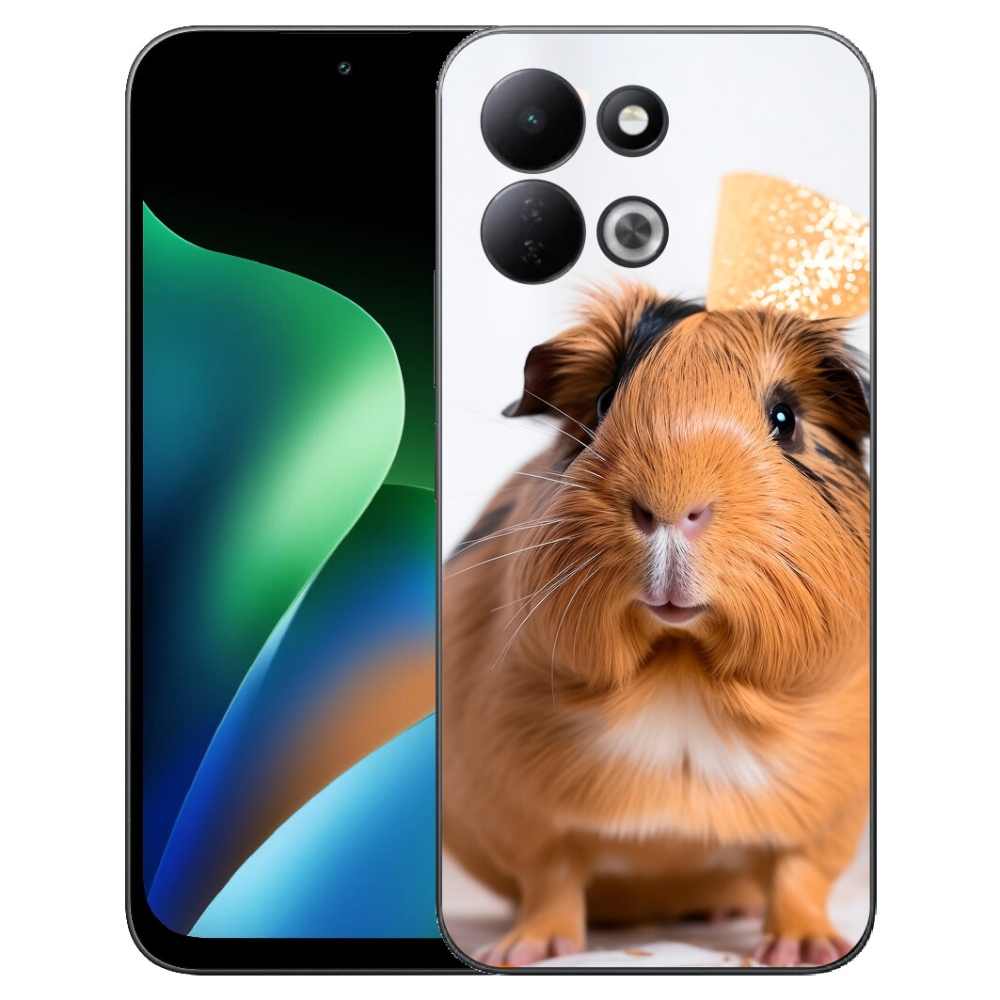 Gélový kryt mmCase na Xiaomi Redmi 17 4G/5G - hnedé morča