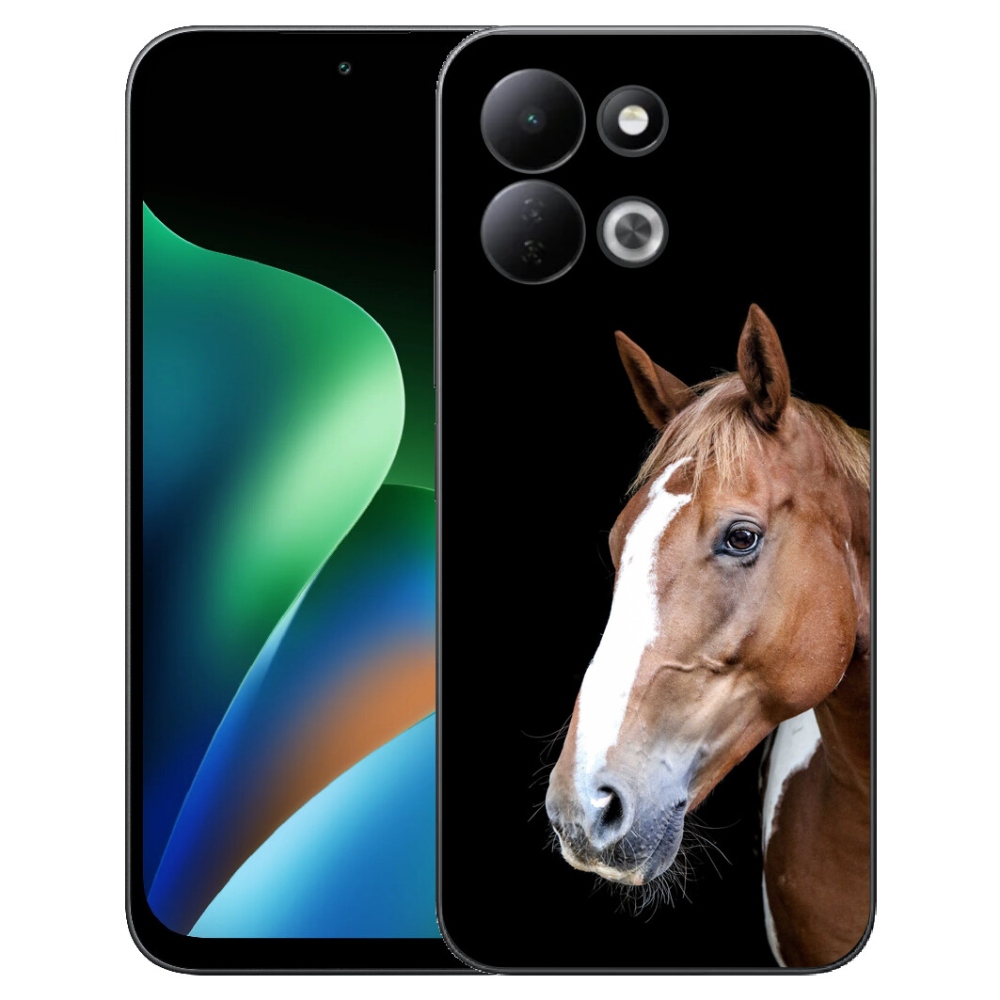 Gélový kryt mmCase na Xiaomi Redmi 17 4G/5G - hnedý kôň 3