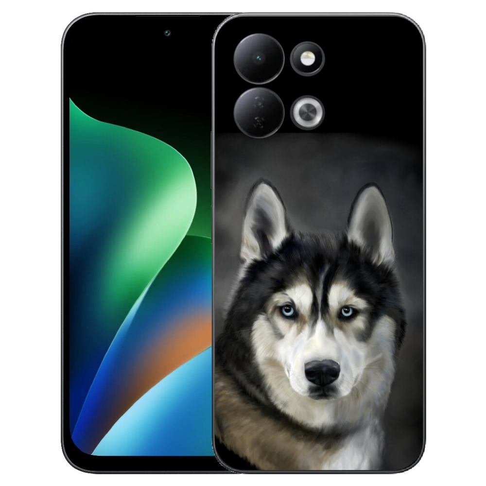 Gélový kryt mmCase na Xiaomi Redmi 17 4G/5G - husky