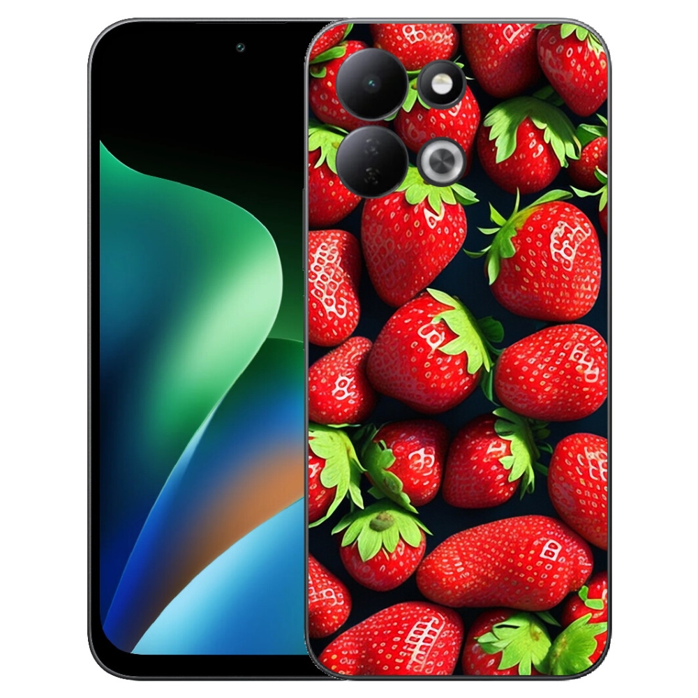 Gélový kryt mmCase na Xiaomi Redmi 17 4G/5G - jahody