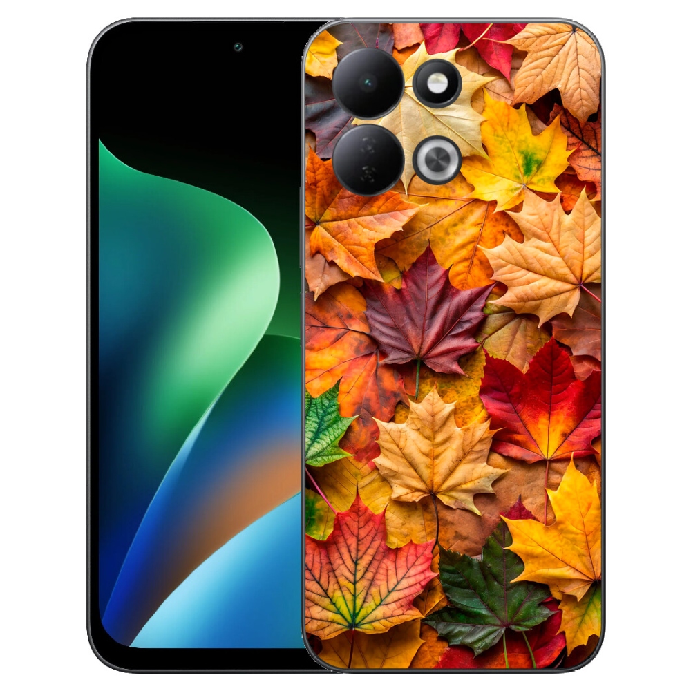 Gélový kryt mmCase na Xiaomi Redmi 17 4G/5G - javorové listy 2