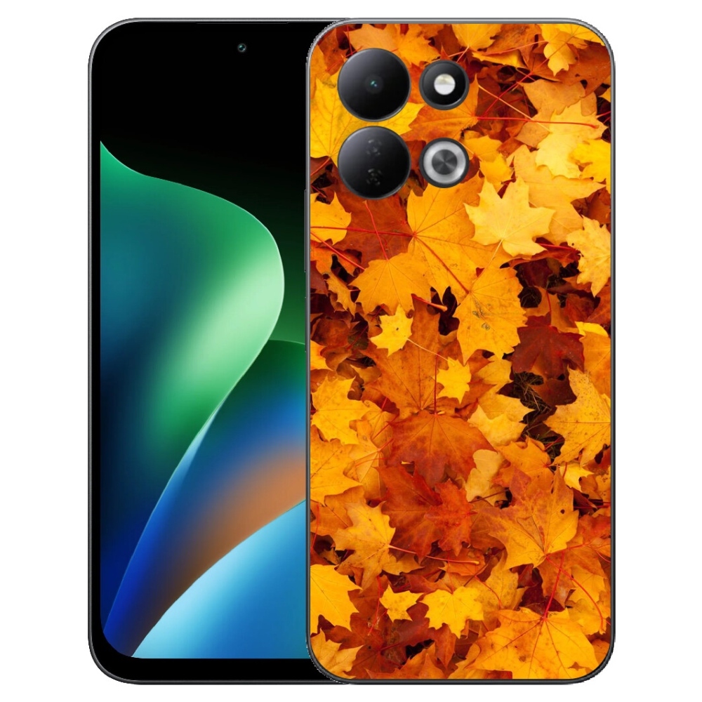 Gélový kryt mmCase na Xiaomi Redmi 17 4G/5G - javorové listy