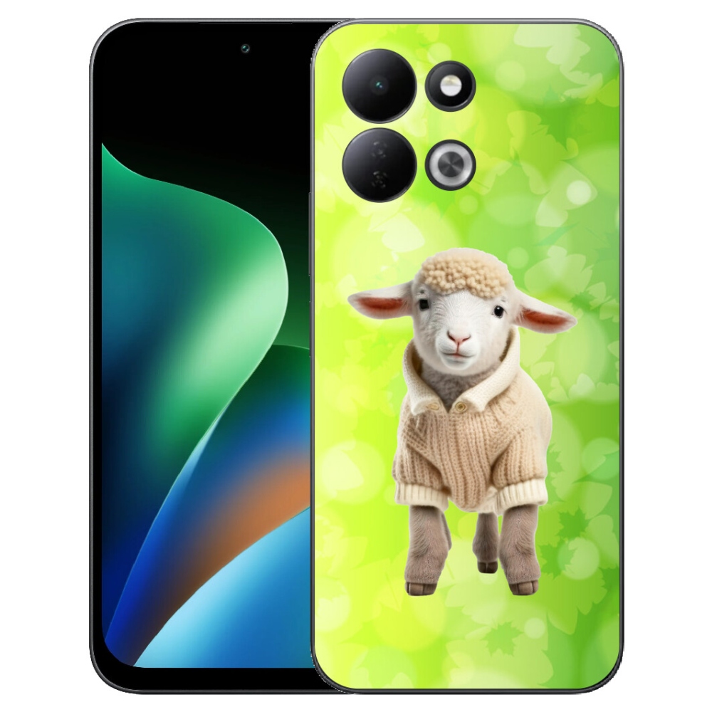 Gélový kryt mmCase na Xiaomi Redmi 17 4G/5G - jahňa vo svetri