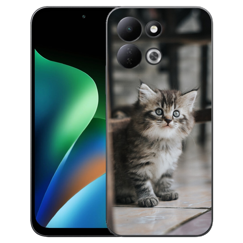 Gélový kryt mmCase na Xiaomi Redmi 17 4G/5G - mačiatko