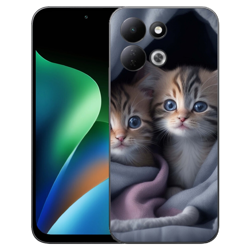 Gélový kryt mmCase na Xiaomi Redmi 17 4G/5G - mačacie duo 2