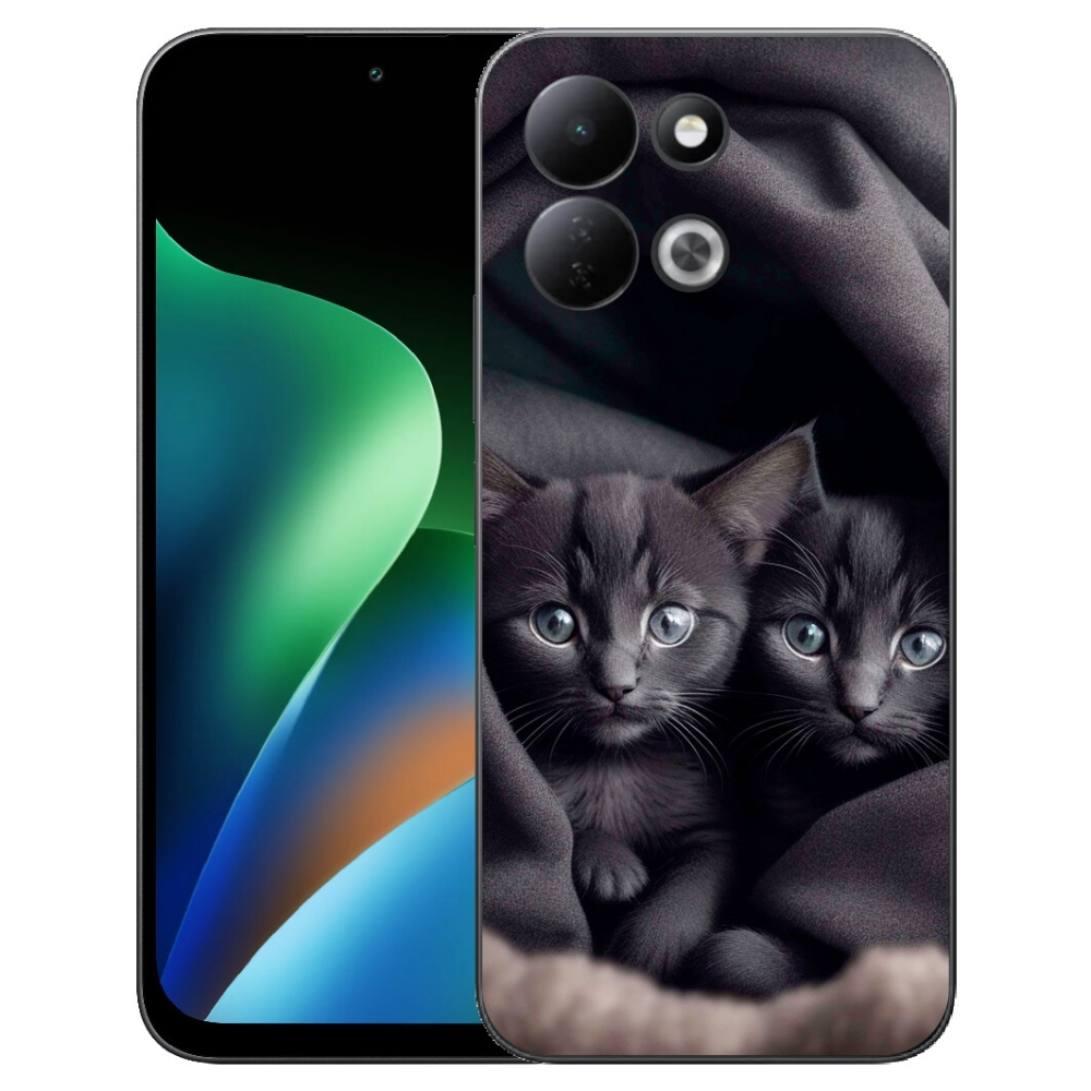 Gélový kryt mmCase na Xiaomi Redmi 17 4G/5G - mačacie duo