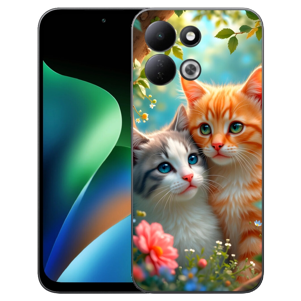 Gélový kryt mmCase na Xiaomi Redmi 17 4G/5G - mačacia láska 2