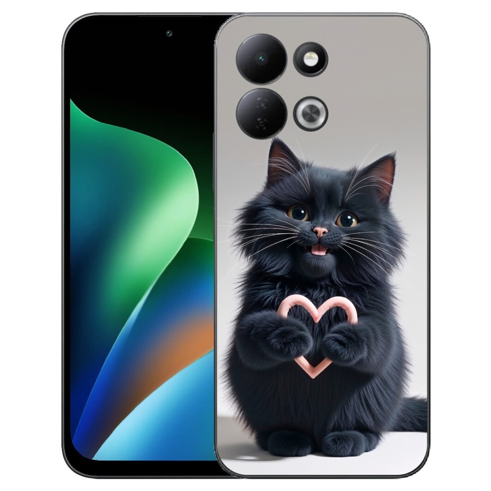 Gélový kryt mmCase na Xiaomi Redmi 17 4G/5G - mačacia láska 3