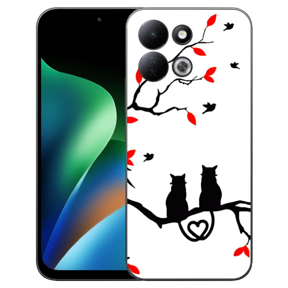 Gélový kryt mmCase na Xiaomi Redmi 17 4G/5G - mačacia láska