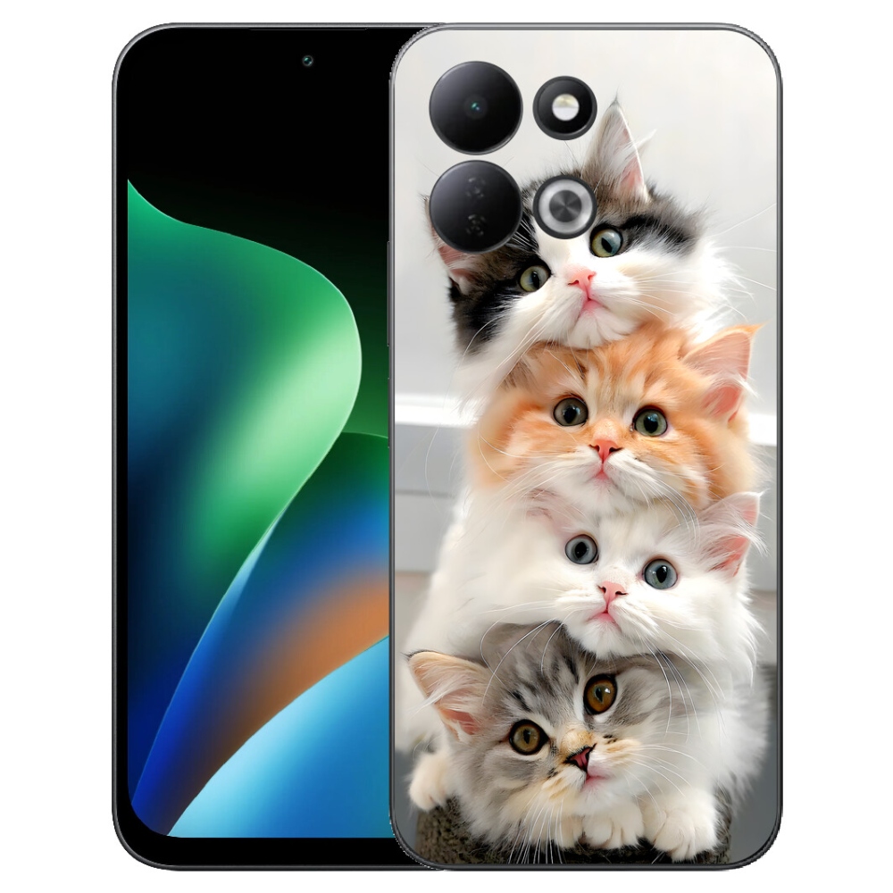 Gélový kryt mmCase na Xiaomi Redmi 17 4G/5G - mačacia partia