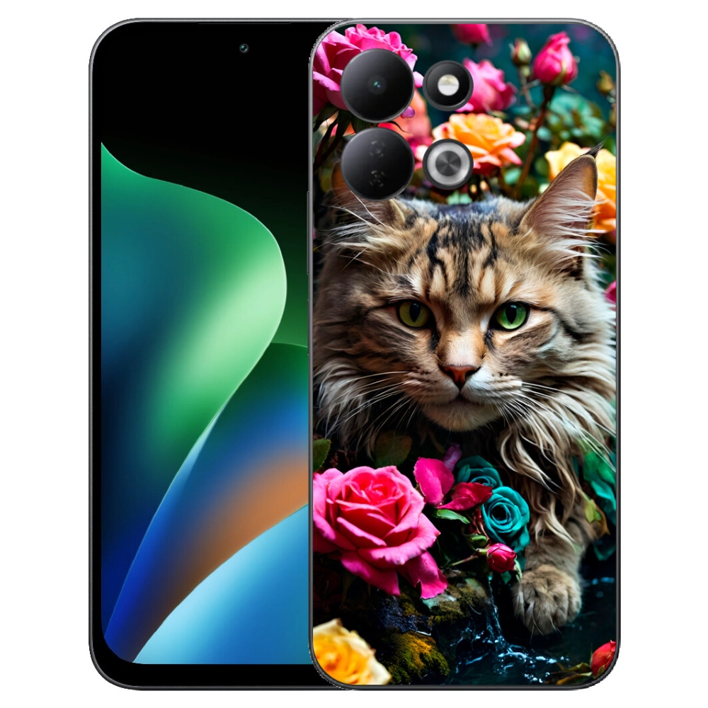 Gélový kryt mmCase na Xiaomi Redmi 17 4G/5G - mačacie pohľad 2