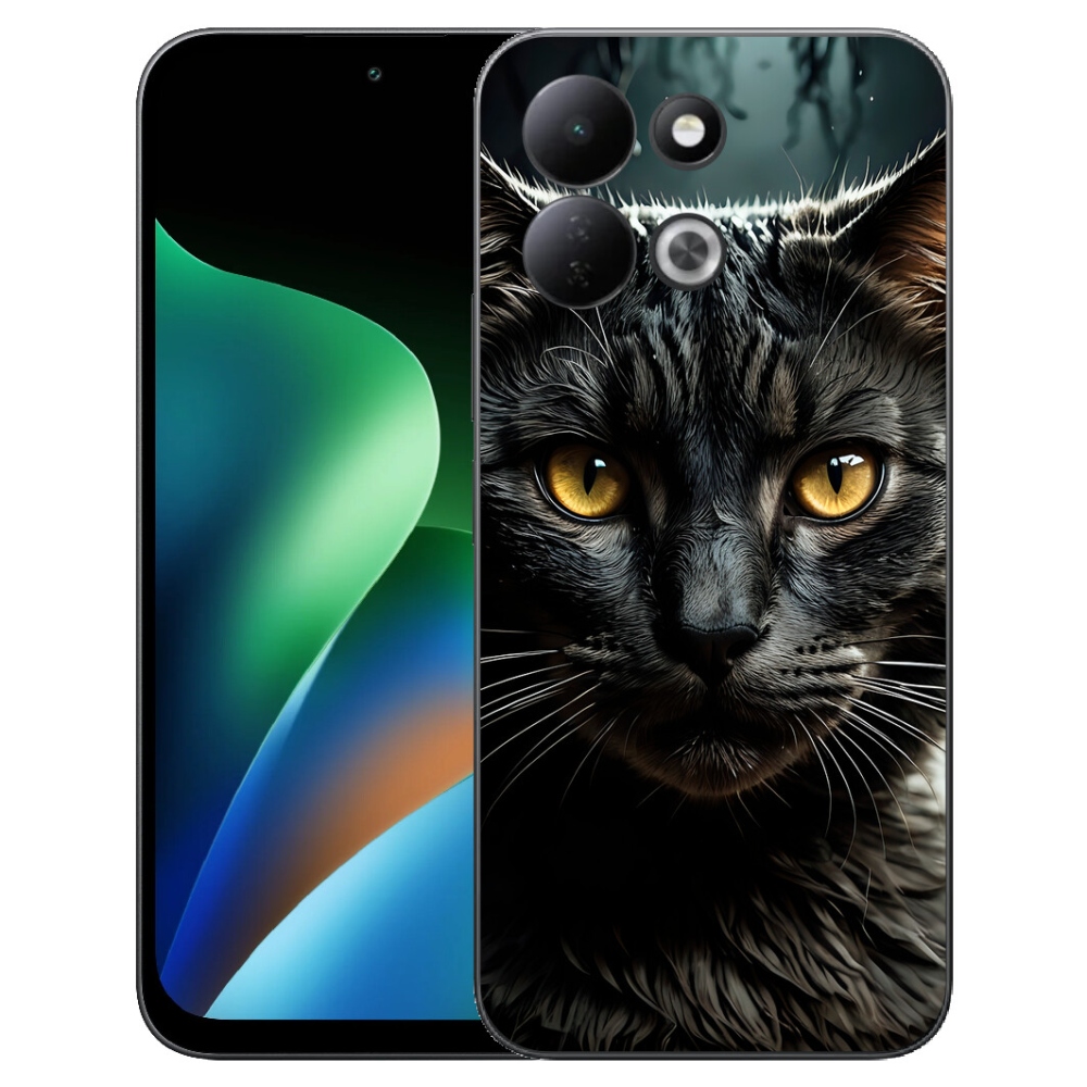 Gélový kryt mmCase na Xiaomi Redmi 17 4G/5G - mačacie pohľad 3