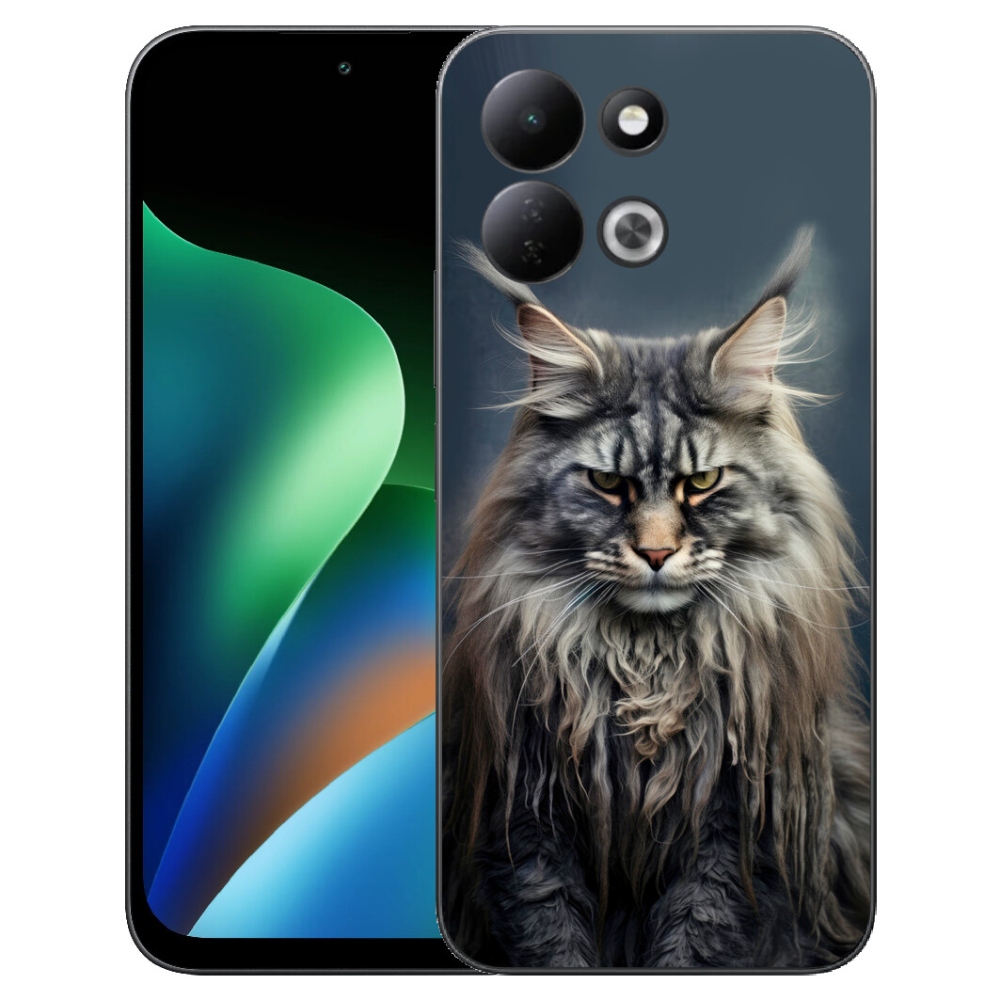 Gélový kryt mmCase na Xiaomi Redmi 17 4G/5G - mačacie pohľad 4