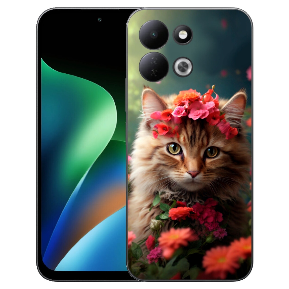 Gélový kryt mmCase na Xiaomi Redmi 17 4G/5G - mačacia princezná