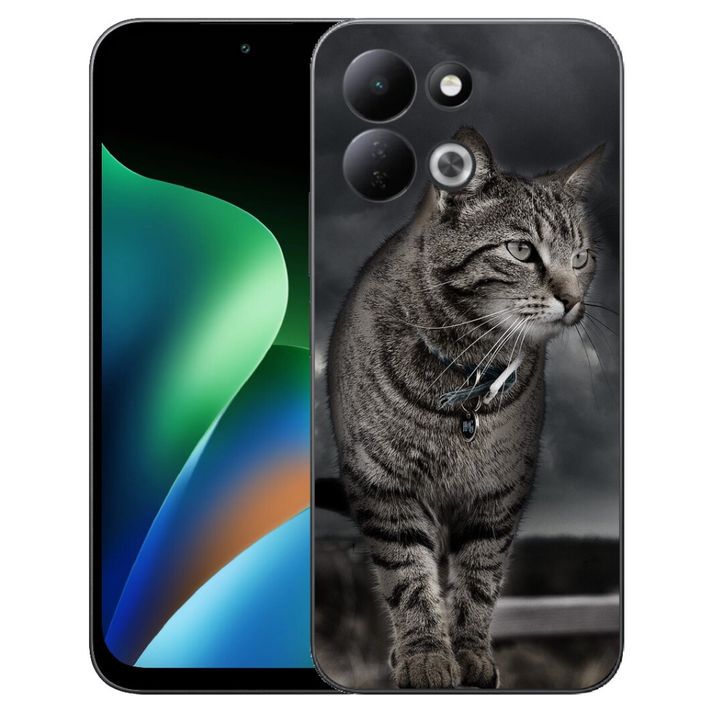 Gélový kryt mmCase na Xiaomi Redmi 17 4G/5G - mačka