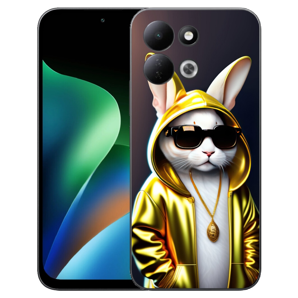 Gélový kryt mmCase na Xiaomi Redmi 17 4G/5G - mačka boss