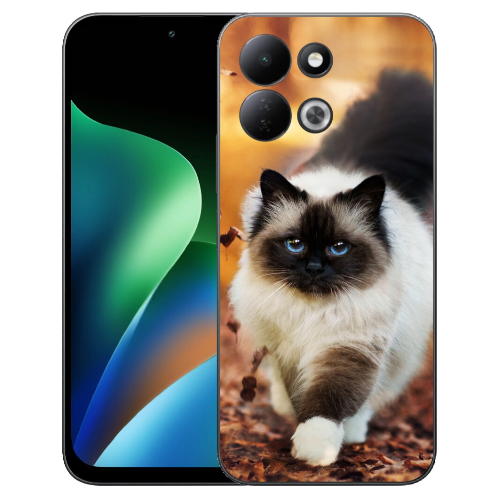 Gélový kryt mmCase na Xiaomi Redmi 17 4G/5G - mačka