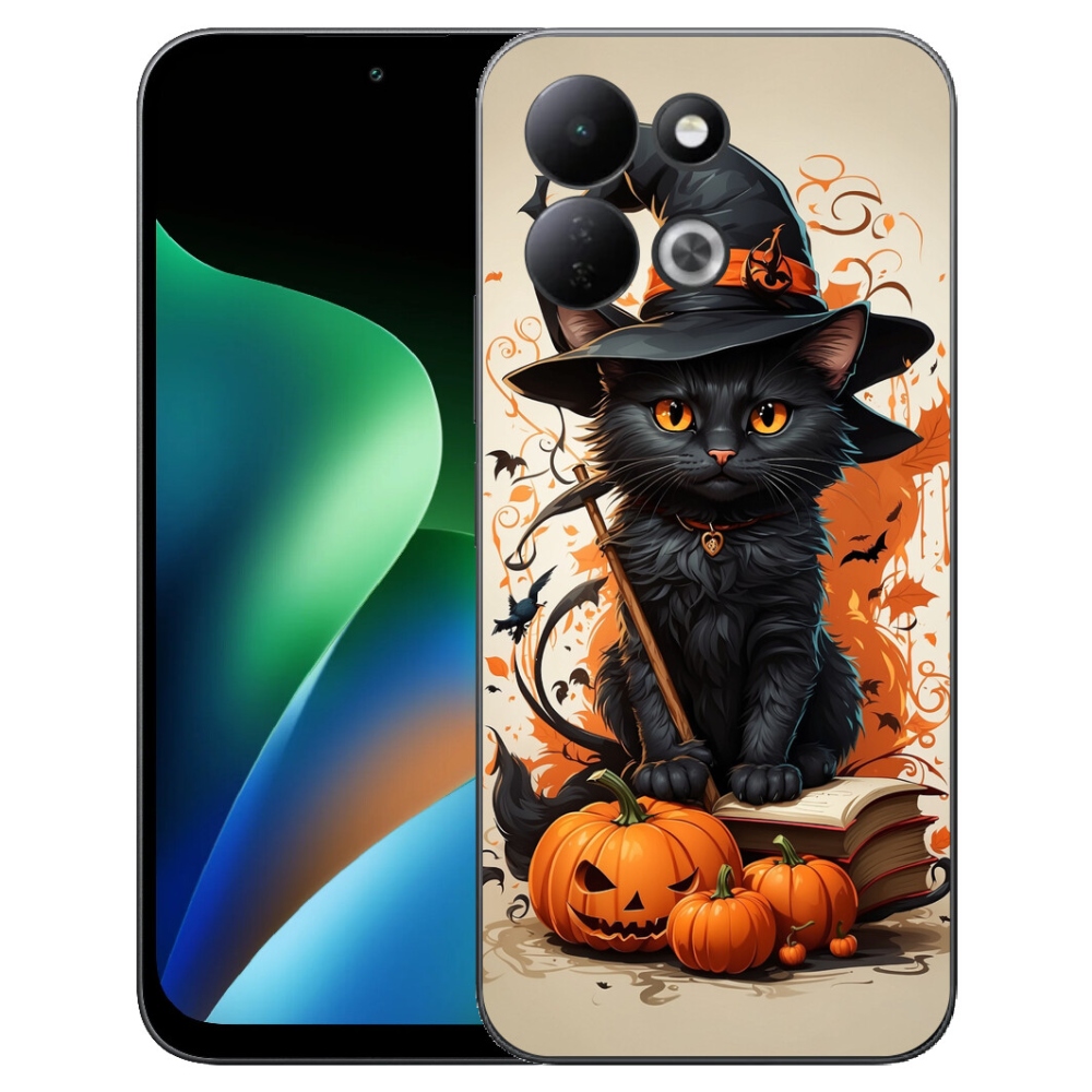 Gélový kryt mmCase na Xiaomi Redmi 17 4G/5G - kocúr čarodejník