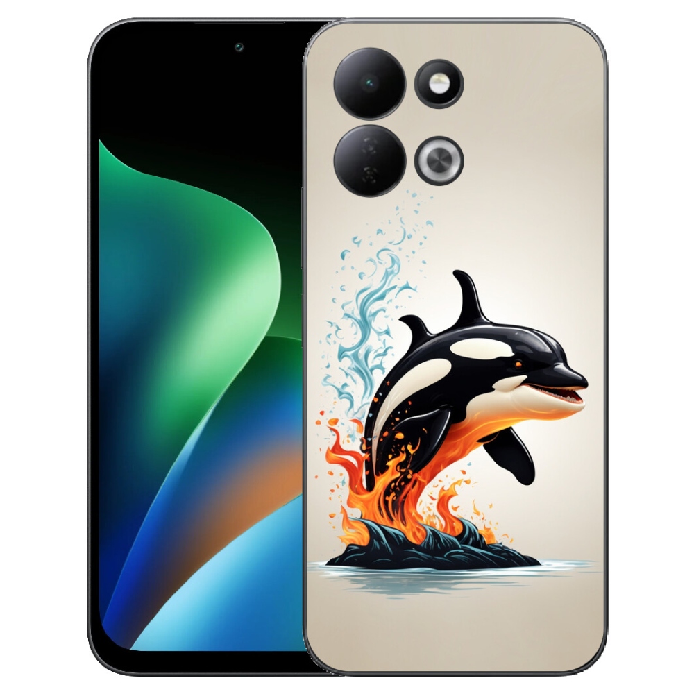 Gélový kryt mmCase na Xiaomi Redmi 17 4G/5G - kosatka