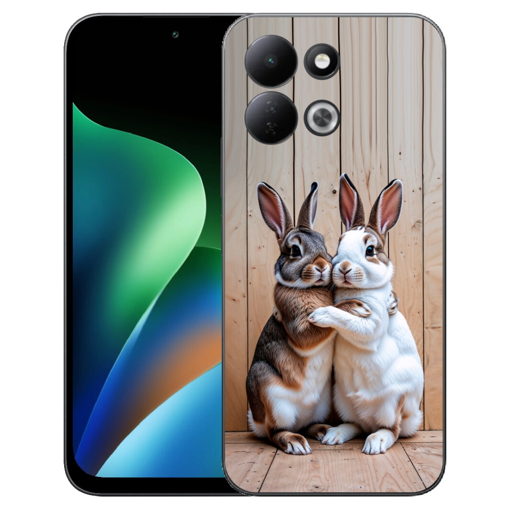 Gélový kryt mmCase na Xiaomi Redmi 17 4G/5G - králičie pár