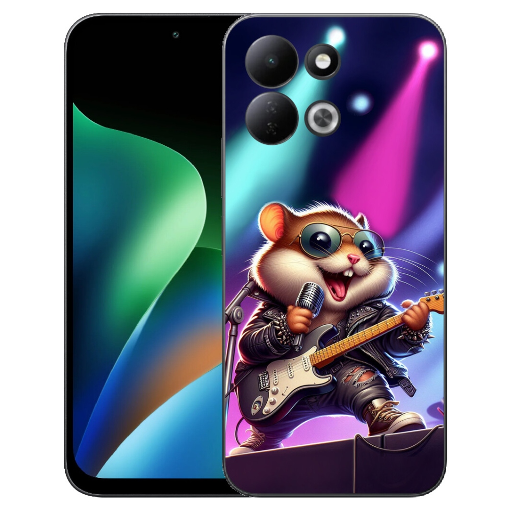 Gélový kryt mmCase na Xiaomi Redmi 17 4G/5G - škrečok rocker