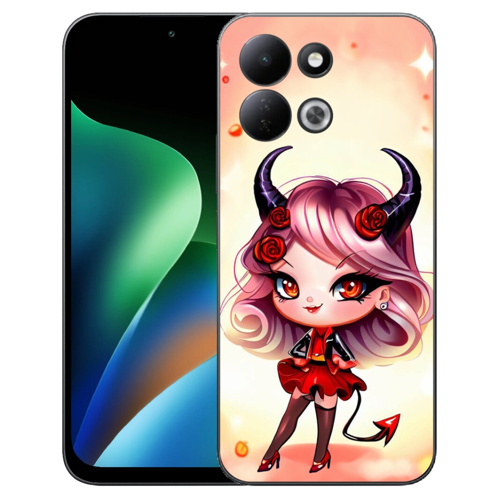 Gélový kryt mmCase na Xiaomi Redmi 17 4G/5G - kreslená čertica
