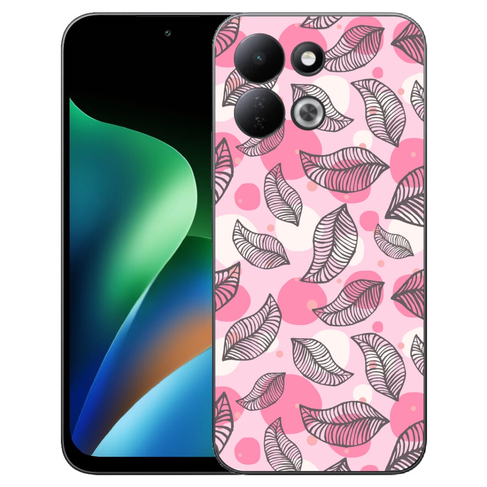 Gélový kryt mmCase na Xiaomi Redmi 17 4G/5G - kreslené padajúce listy