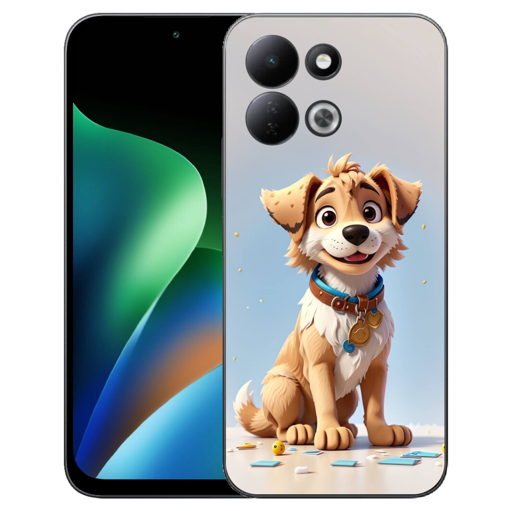 Gélový kryt mmCase na Xiaomi Redmi 17 4G/5G - kreslené šteňa