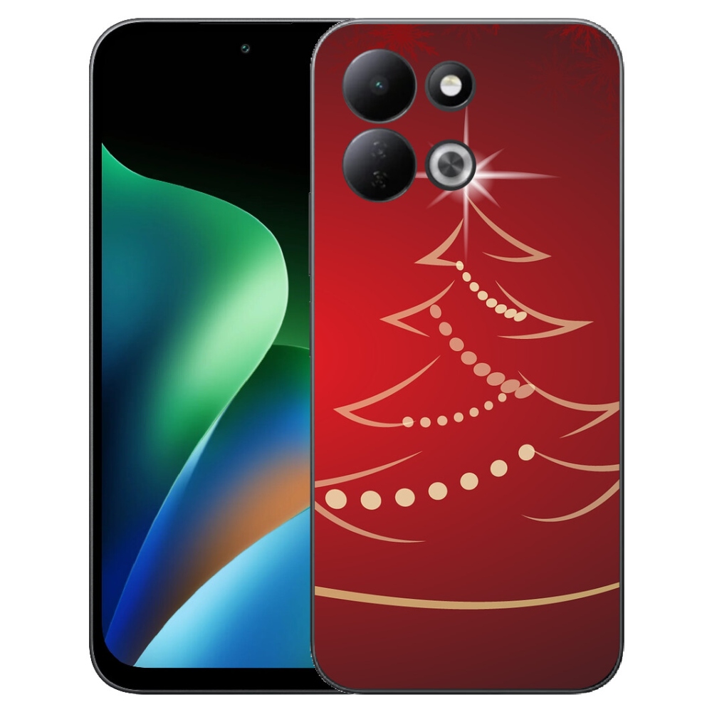Gélový kryt mmCase na Xiaomi Redmi 17 4G/5G - kreslený vianočný stromček