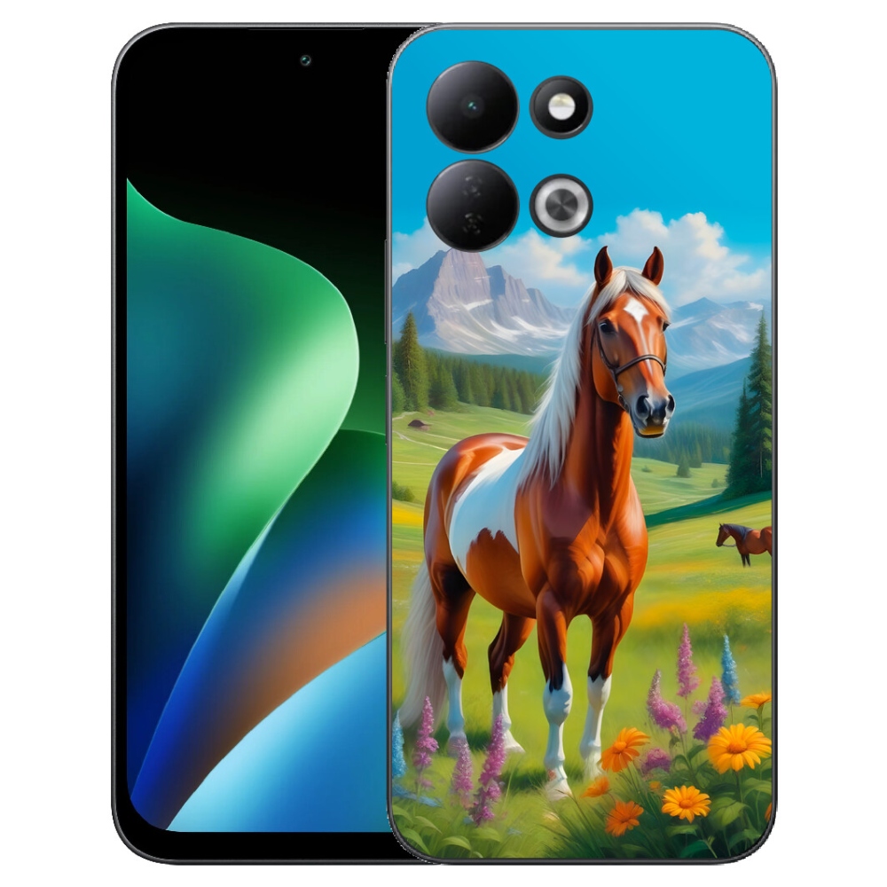 Gélový kryt mmCase na Xiaomi Redmi 17 4G/5G - kôň na lúke