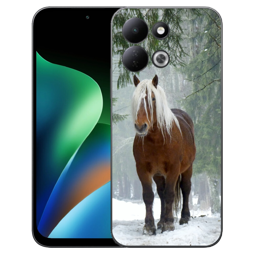 Gélový kryt mmCase na Xiaomi Redmi 17 4G/5G - kôň v lese