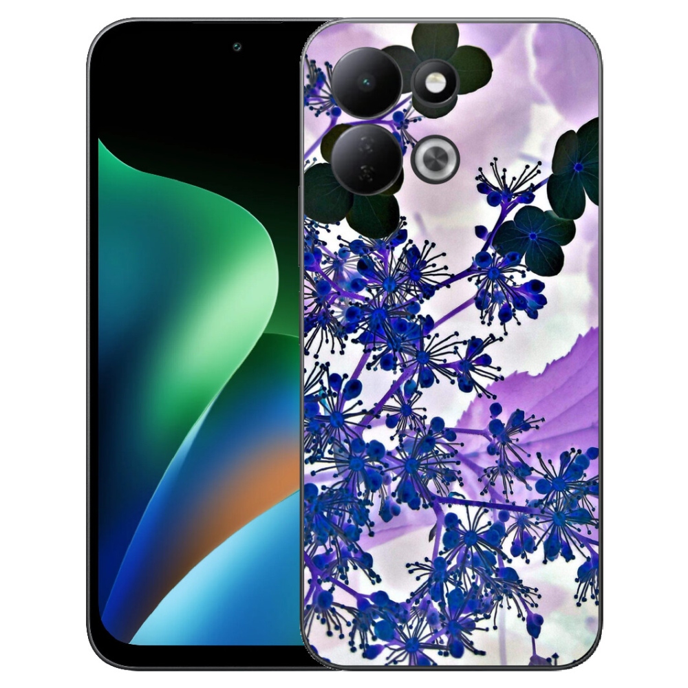 Gélový kryt mmCase na Xiaomi Redmi 17 4G/5G - kvet hortenzie