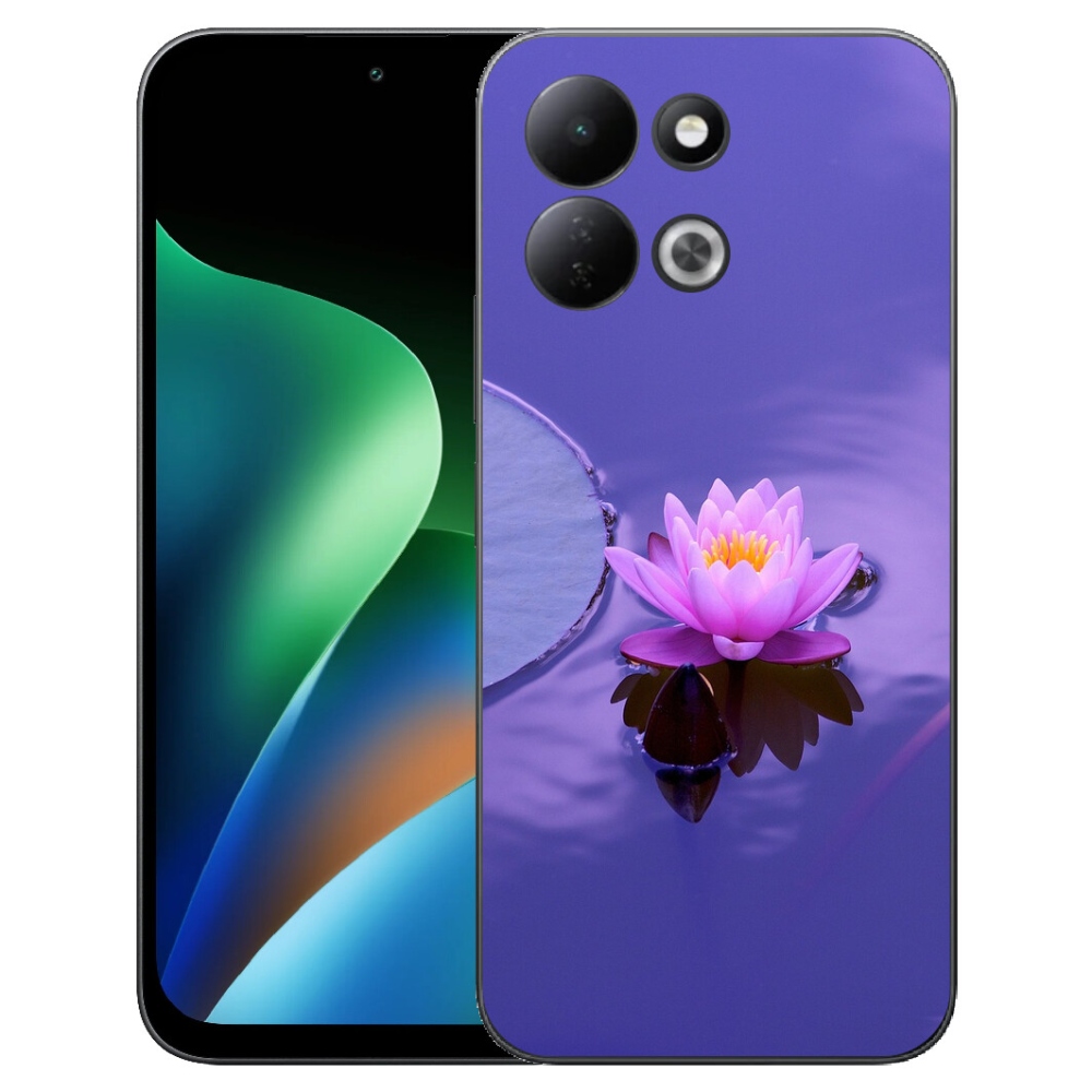 Gélový kryt mmCase na Xiaomi Redmi 17 4G/5G - kvet na hladine