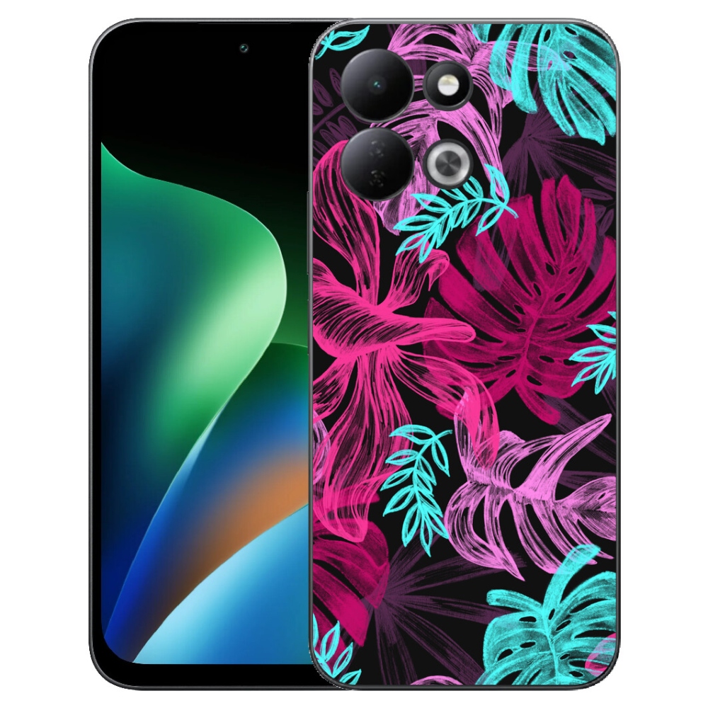 Gélový kryt mmCase na Xiaomi Redmi 17 4G/5G - kvety 1