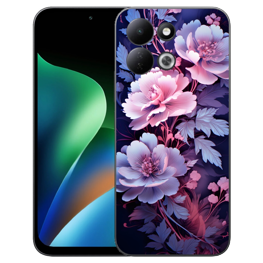 Gélový kryt mmCase na Xiaomi Redmi 17 4G/5G - kvety 11