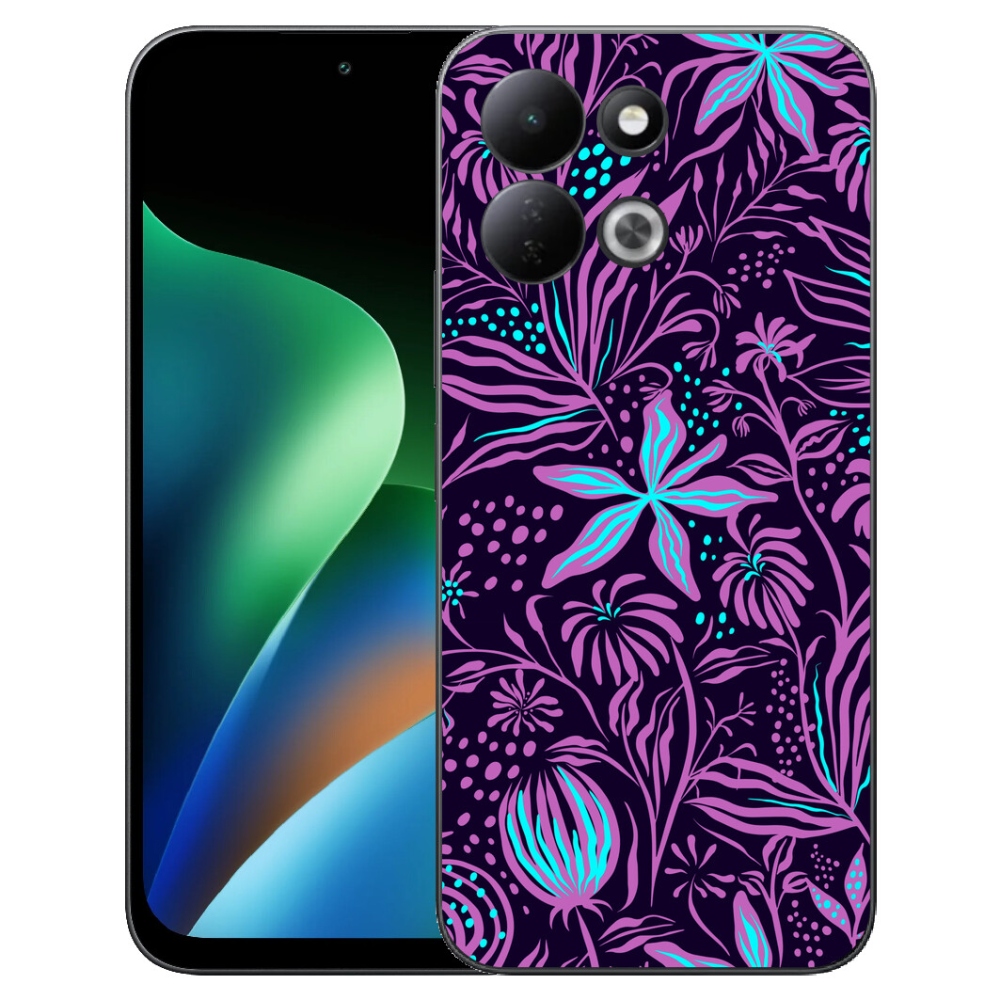 Gélový kryt mmCase na Xiaomi Redmi 17 4G/5G - kvety 2