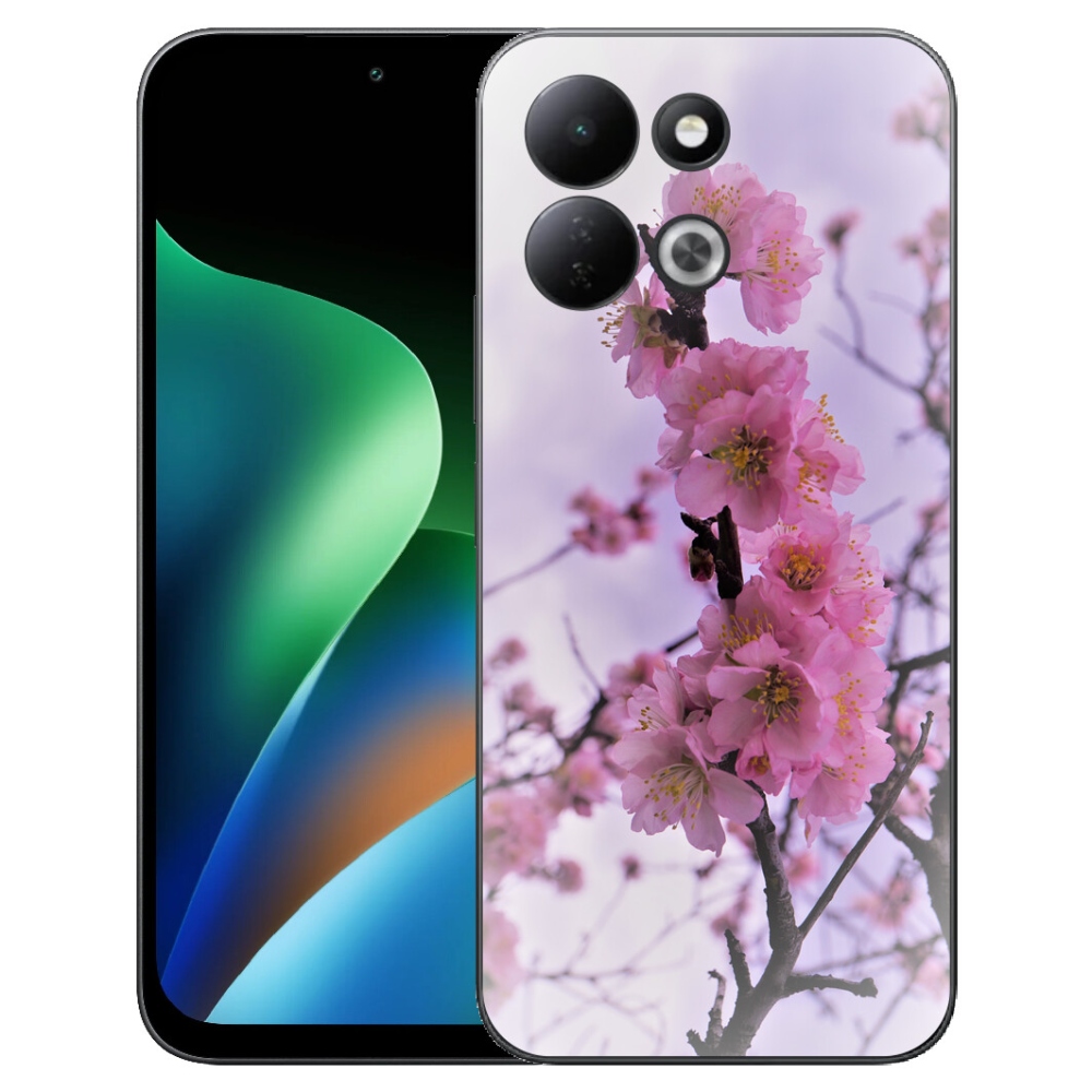 Gélový kryt mmCase na Xiaomi Redmi 17 4G/5G - kvety 7