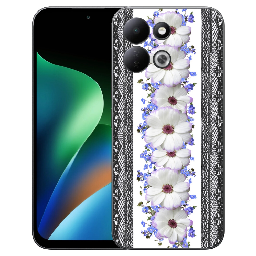Gélový kryt mmCase na Xiaomi Redmi 17 4G/5G - kvety 8