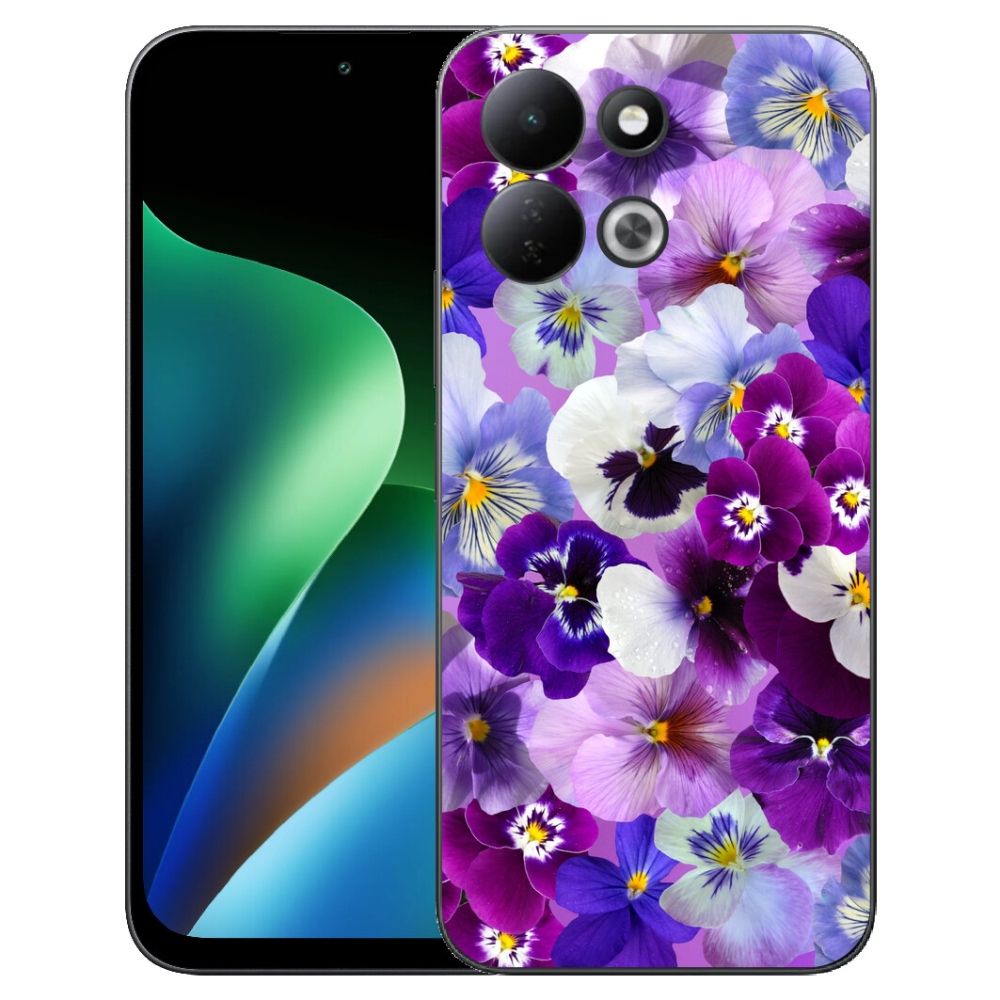 Gélový kryt mmCase na Xiaomi Redmi 17 4G/5G - kvety 9