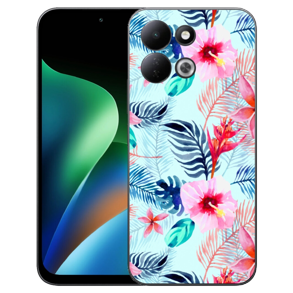 Gélový kryt mmCase na Xiaomi Redmi 17 4G/5G - kvety