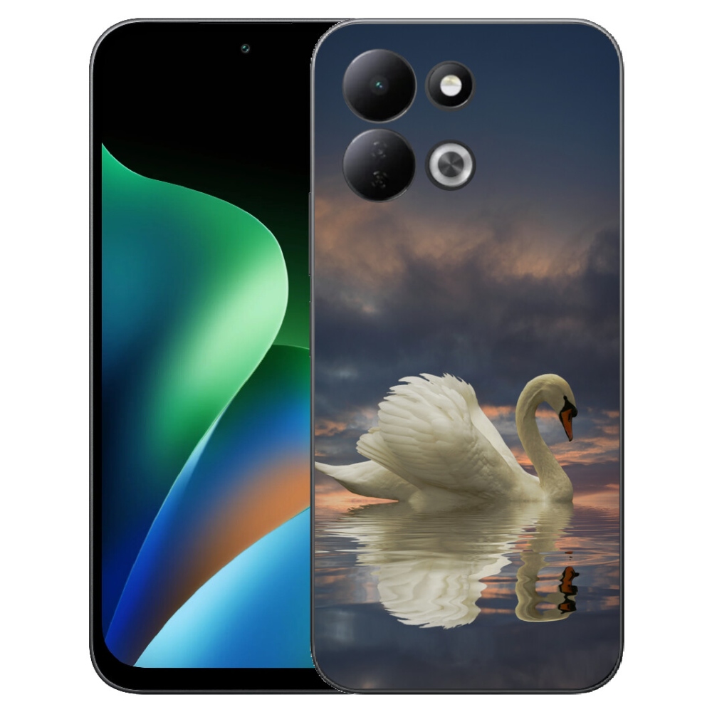 Gélový kryt mmCase na Xiaomi Redmi 17 4G/5G - labuť