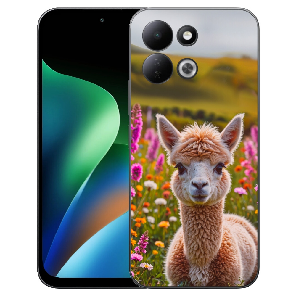 Gélový kryt mmCase na Xiaomi Redmi 17 4G/5G - lama na lúke