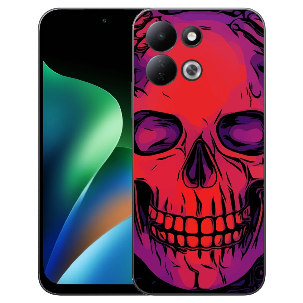 Gélový kryt mmCase na Xiaomi Redmi 17 4G/5G - lebka