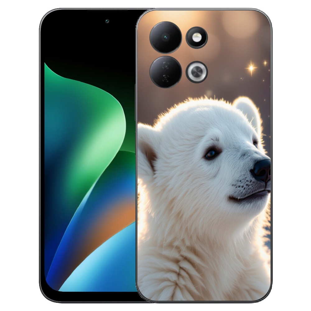 Gélový kryt mmCase na Xiaomi Redmi 17 4G/5G - ľadový medveď